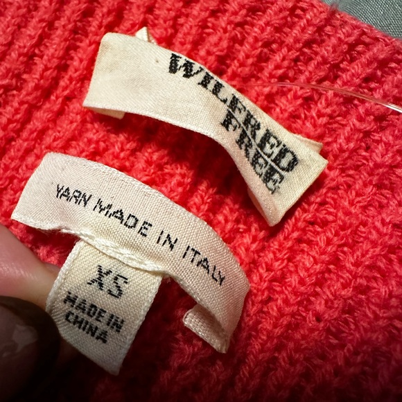 Aritzia Wilfred Free Wolter sweater pink XS - Picture 4 of 4